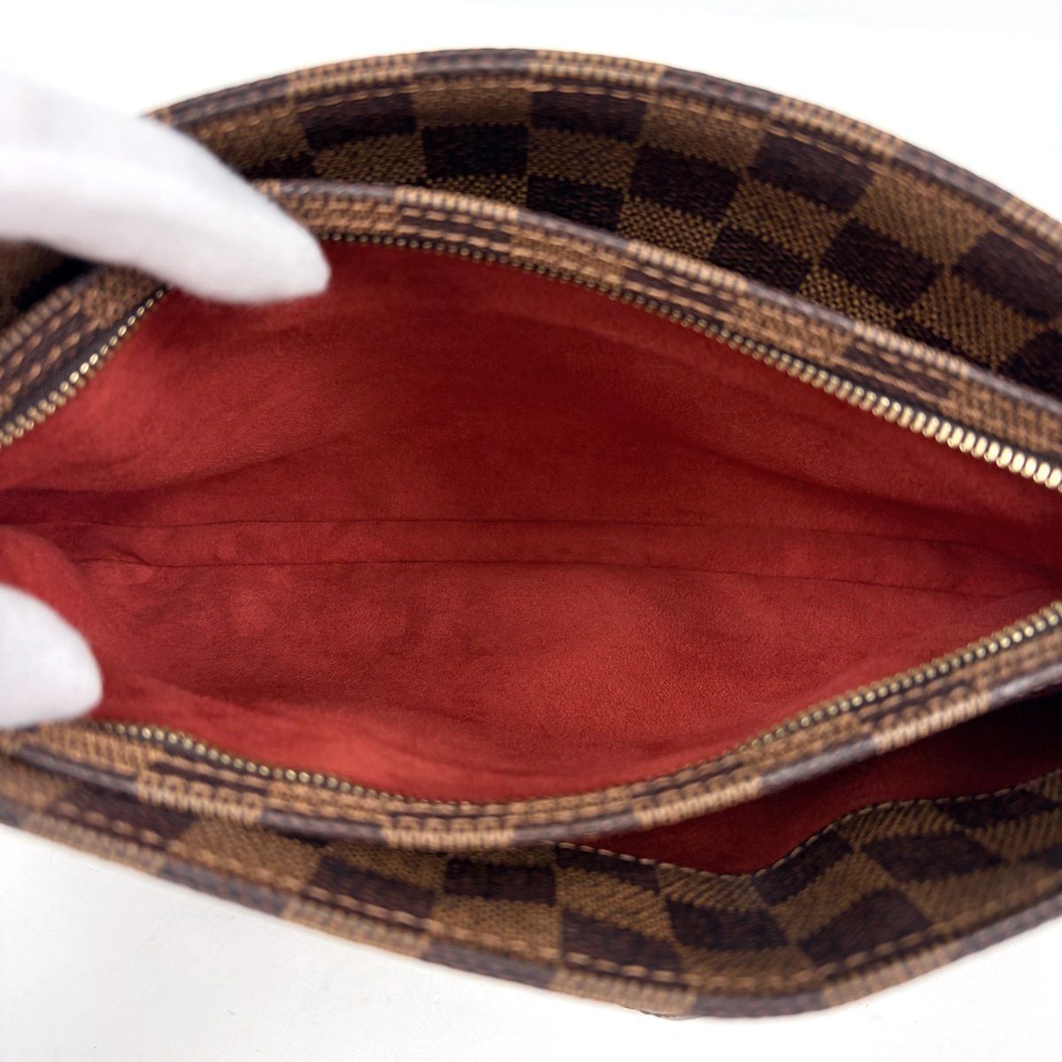 Louis Vuitton Shoulder Bag Damier Brown — view 6