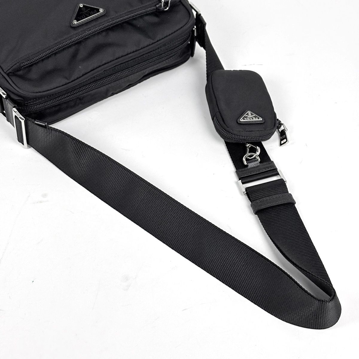 Prada Shoulder Bag Re-Nylon Nero — view 7