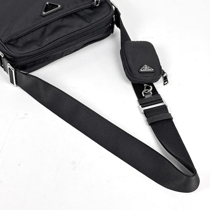 Prada Shoulder Bag Re-Nylon Nero — view 7