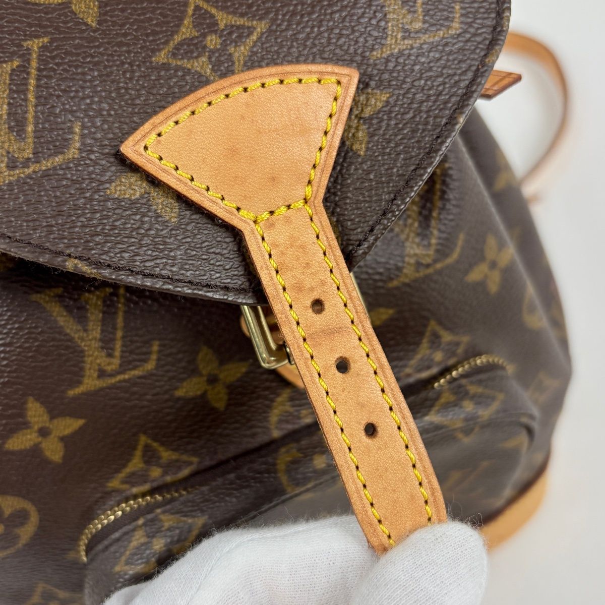 Louis Vuitton Mini Montsouris Backpack Monogram Brown — view 6