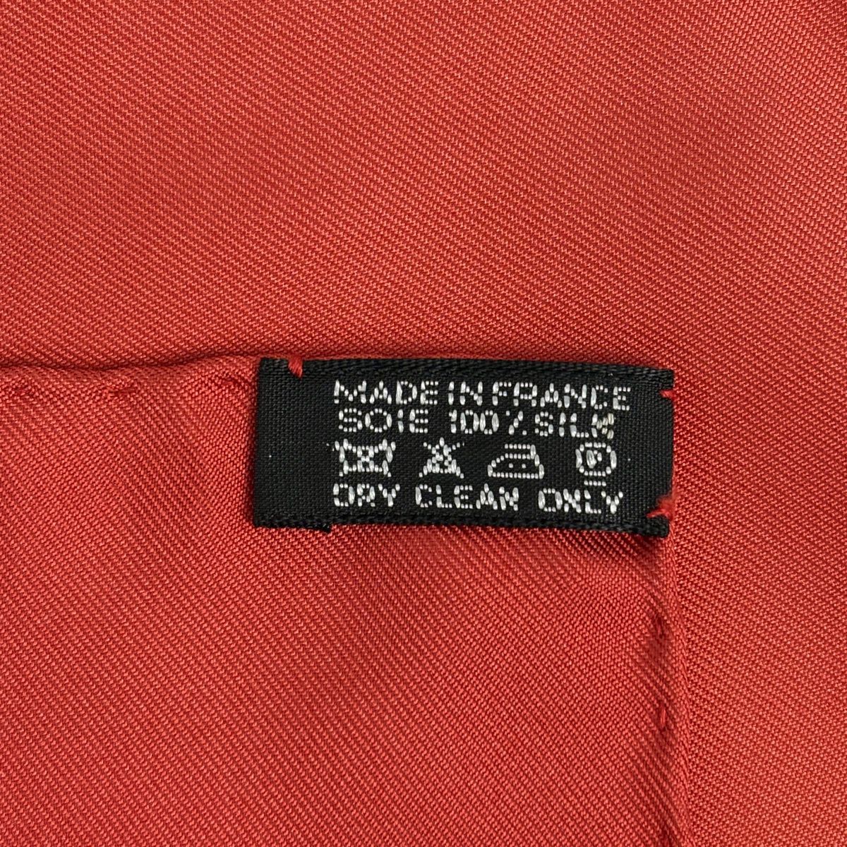 Hermes Carre 90 Swing Golf Club Scarf Silk Red Yellow Multicolor — view 2