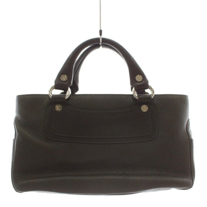 Celine Boogie Bag Handle Leather Khaki Brown