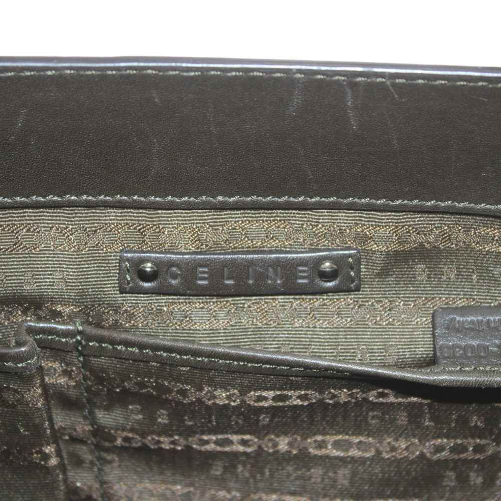 Celine Boogie Bag Handle Leather Khaki Brown — view 3