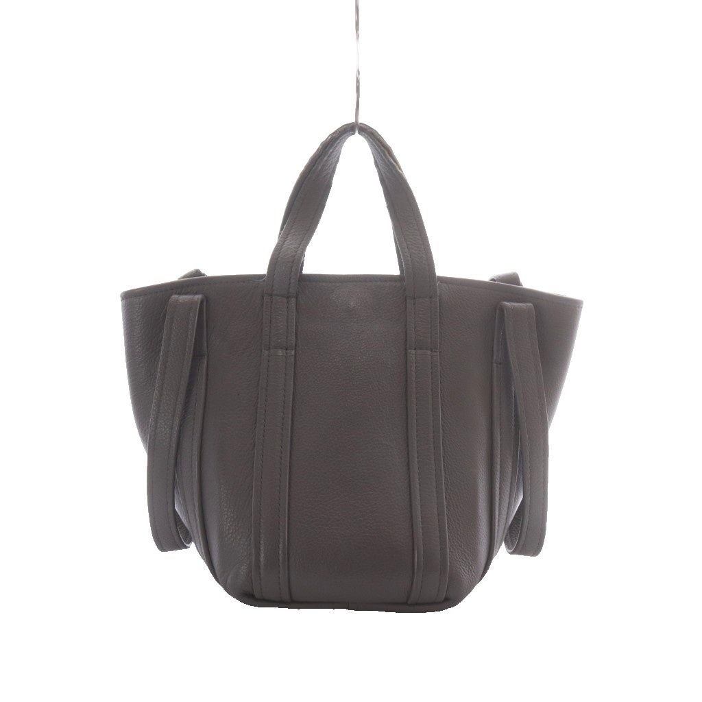 Balenciaga Everyday XS North South Handle Shoulder Bag 2-Way Gray Logo Print — view 2