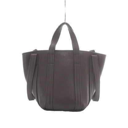 Balenciaga Everyday XS North South Handle Shoulder Bag 2-Way Gray Logo Print — view 2