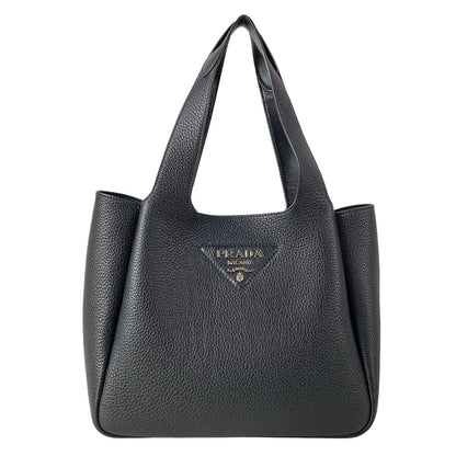 Prada Tote Bag Liaison Small Leather Black