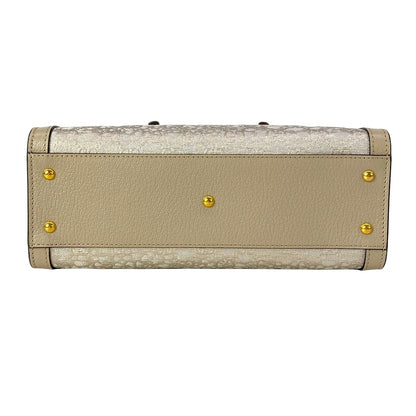Gucci Tote Bag Diana Small Ivory Gold Beige Nishijin Ori Hosoo Collaboration — view 5