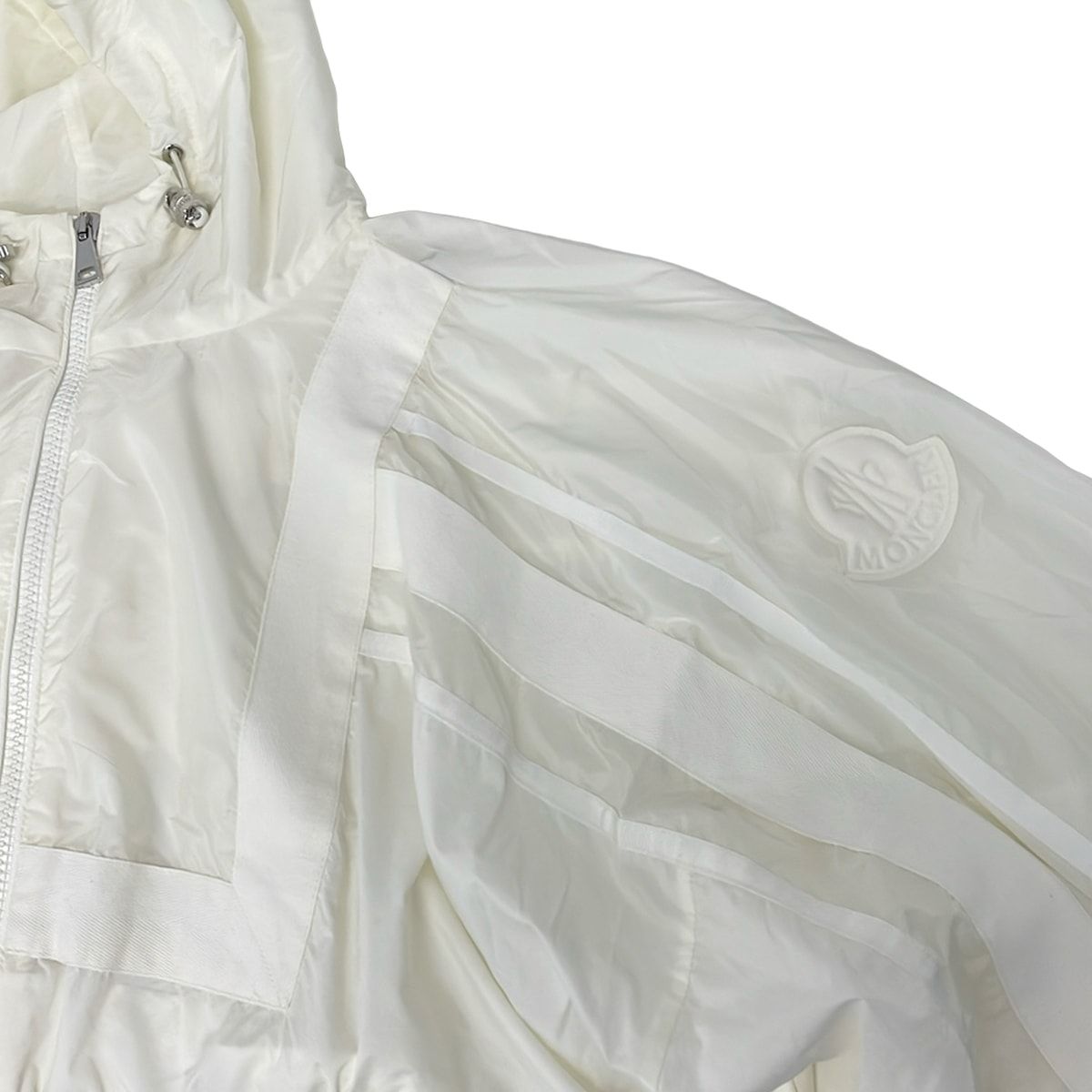 Moncler Jacket XS Aldhiba Ivory Long Sleeve Spring Summer 0 — view 7