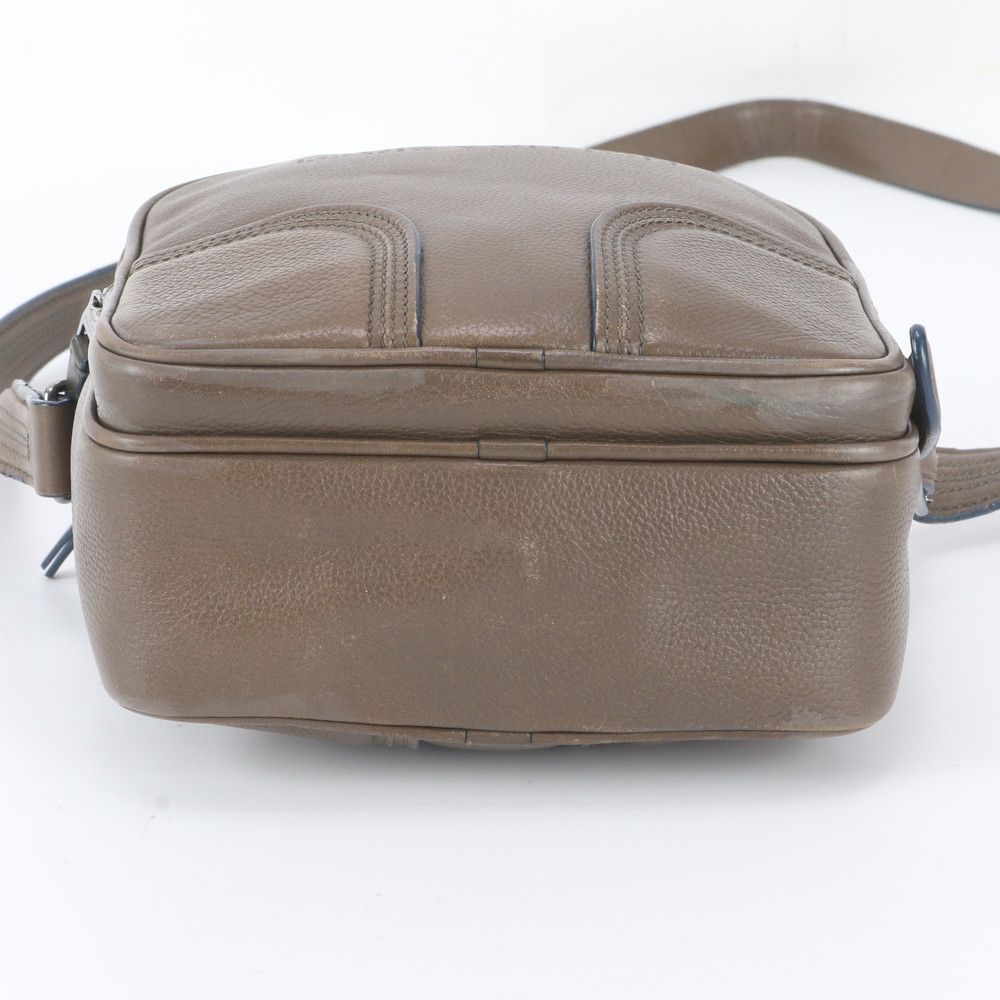 Louis Vuitton Cuir Bequia Trotter M Leather Shoulder Bag Crossbody Messenger — view 6