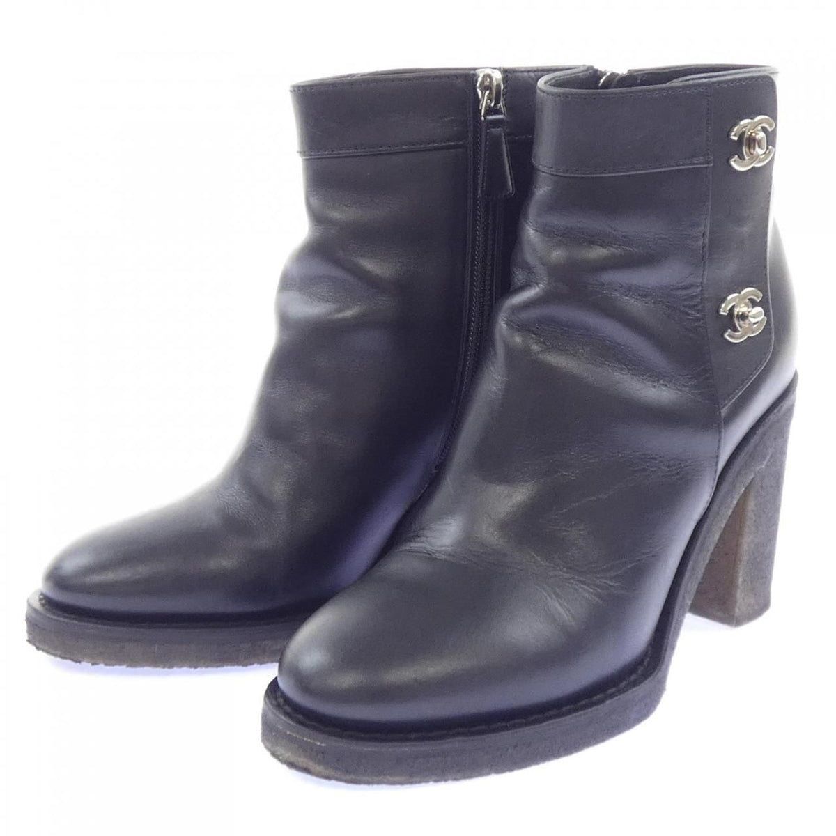 Chanel Turnlock Boots Black — view 3