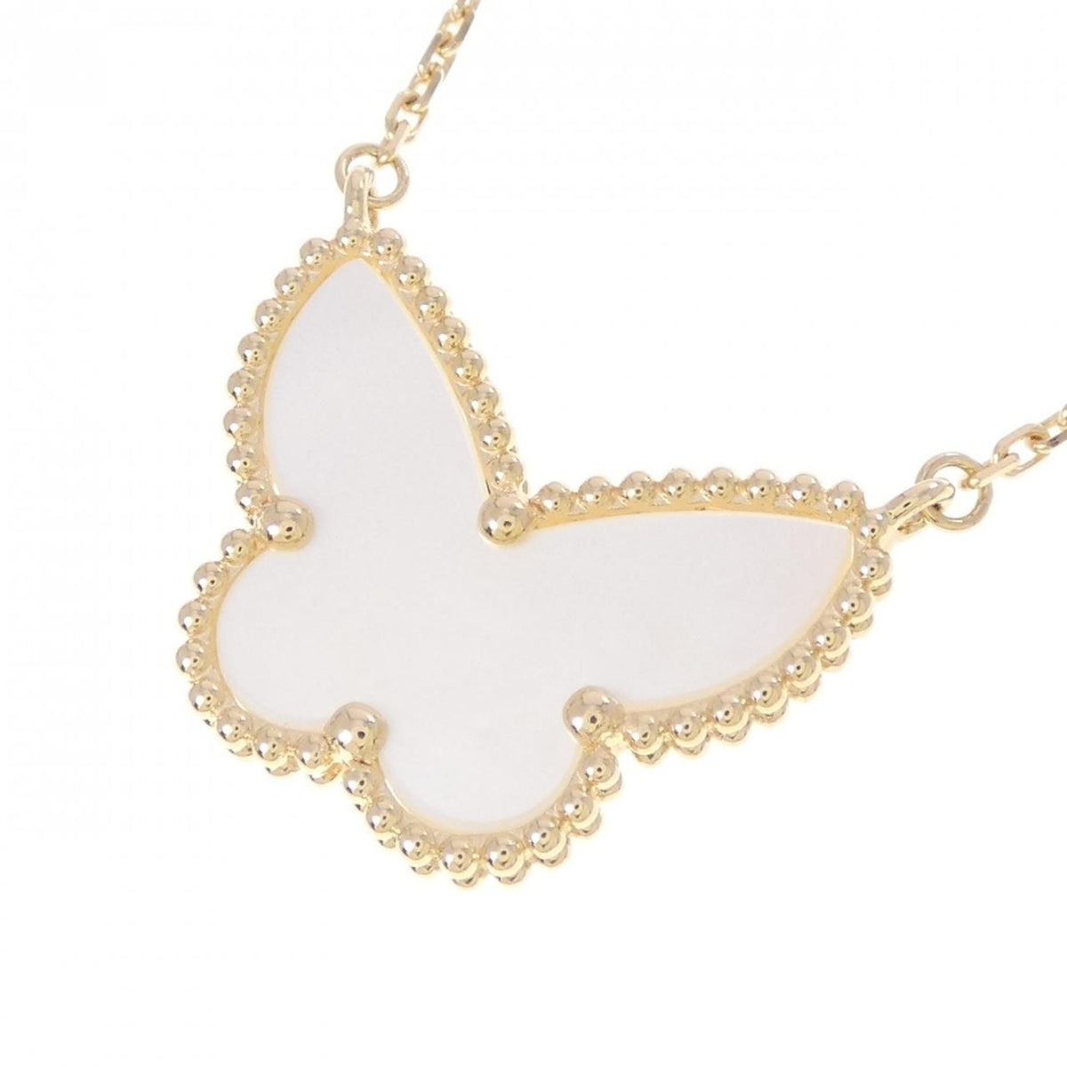 Van Cleef & Arpels Lucky Alhambra Papillon Necklace — view 3
