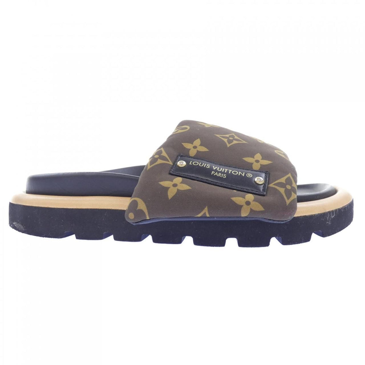 Louis Vuitton Flat Comfort Mules Pool Pillow Line Sandals