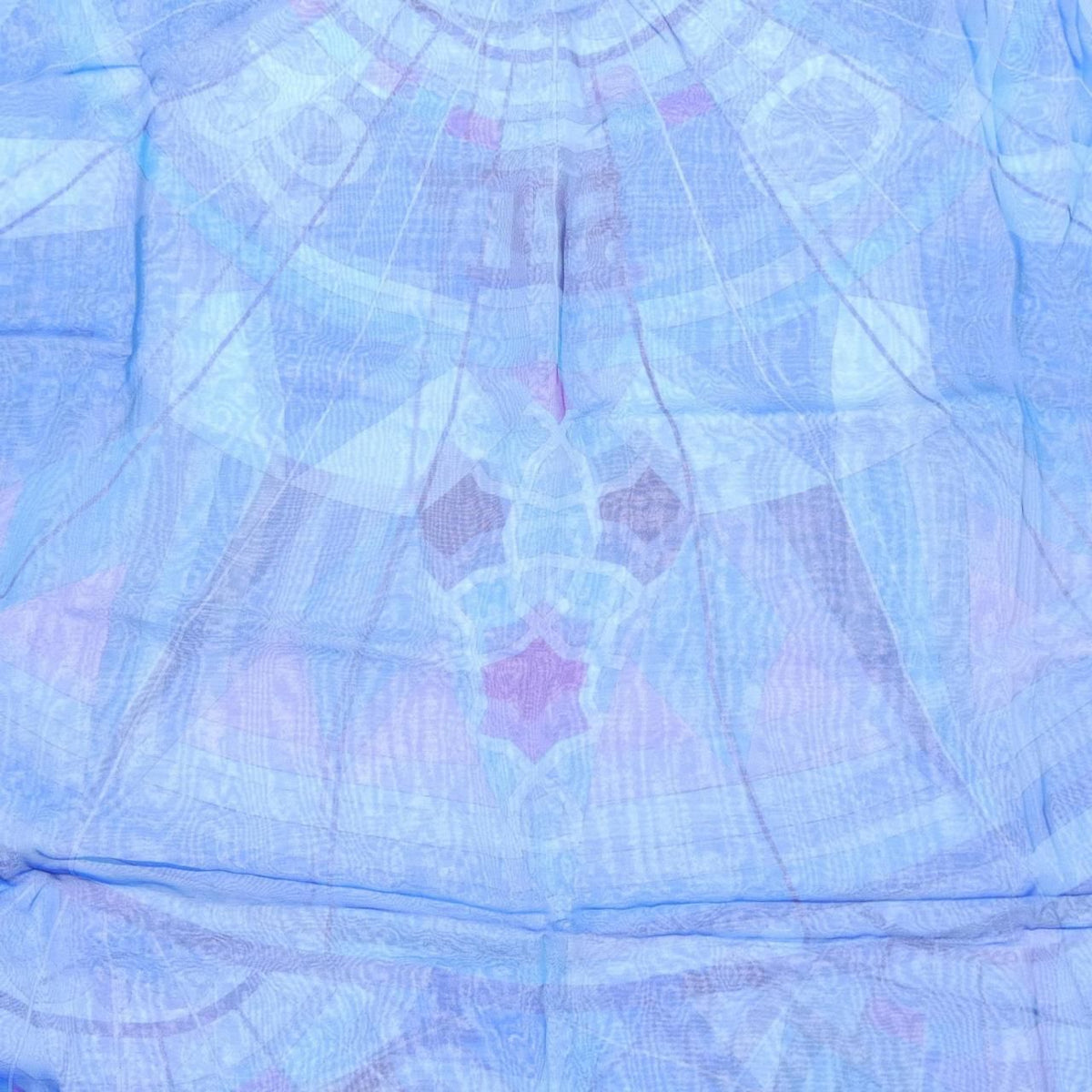 Hermes Stole Scarf Blue — view 4