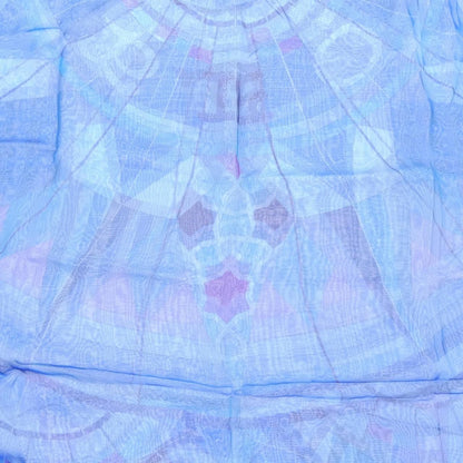 Hermes Stole Scarf Blue — view 4