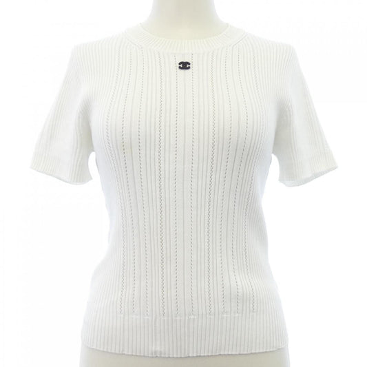 Chanel Knit Sweater White
