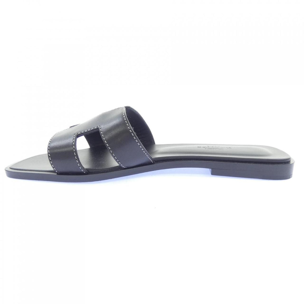 Hermes Oran Sandals Black — view 2