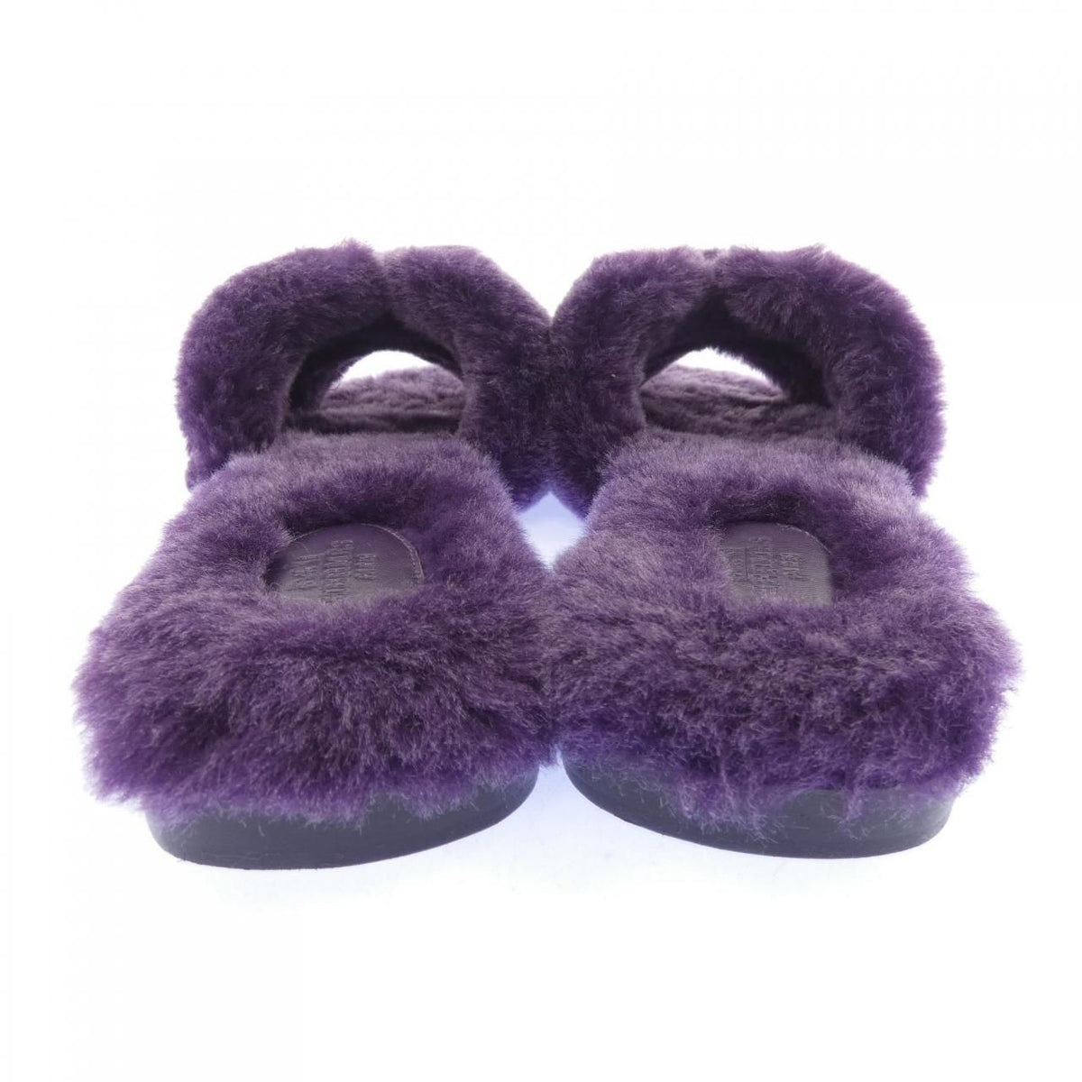 Hermes Oran Shearling Sandals — view 5