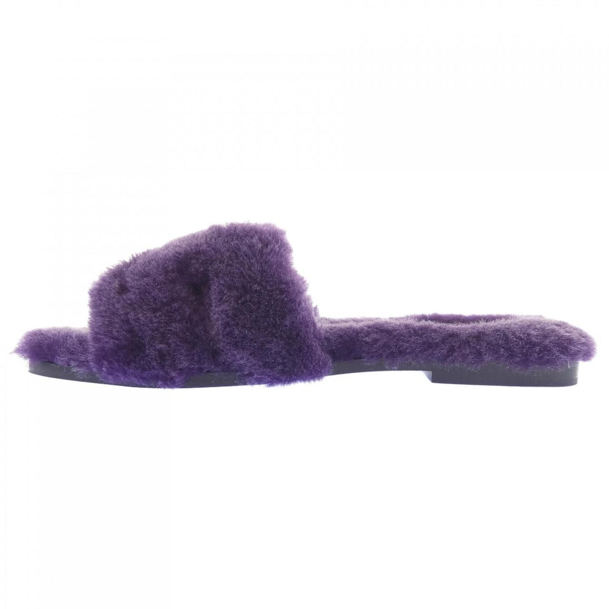 Hermes Oran Shearling Sandals — view 2