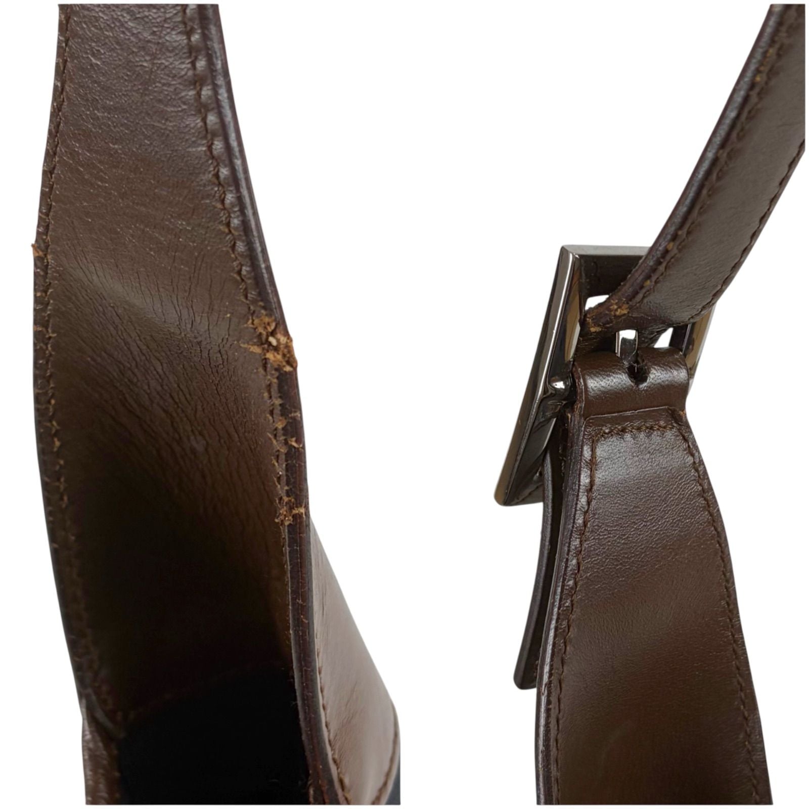 Gucci Jackie Canvas Hobo Line Shoulder Bag Sherry Brown Navy — view 8