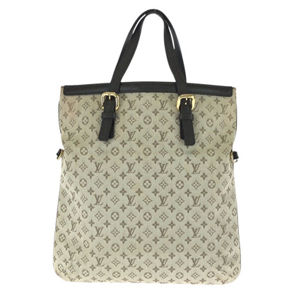 Louis Vuitton Monogram Mini Francoise Khaki Gold Canvas Leather Tote Bag — view 2