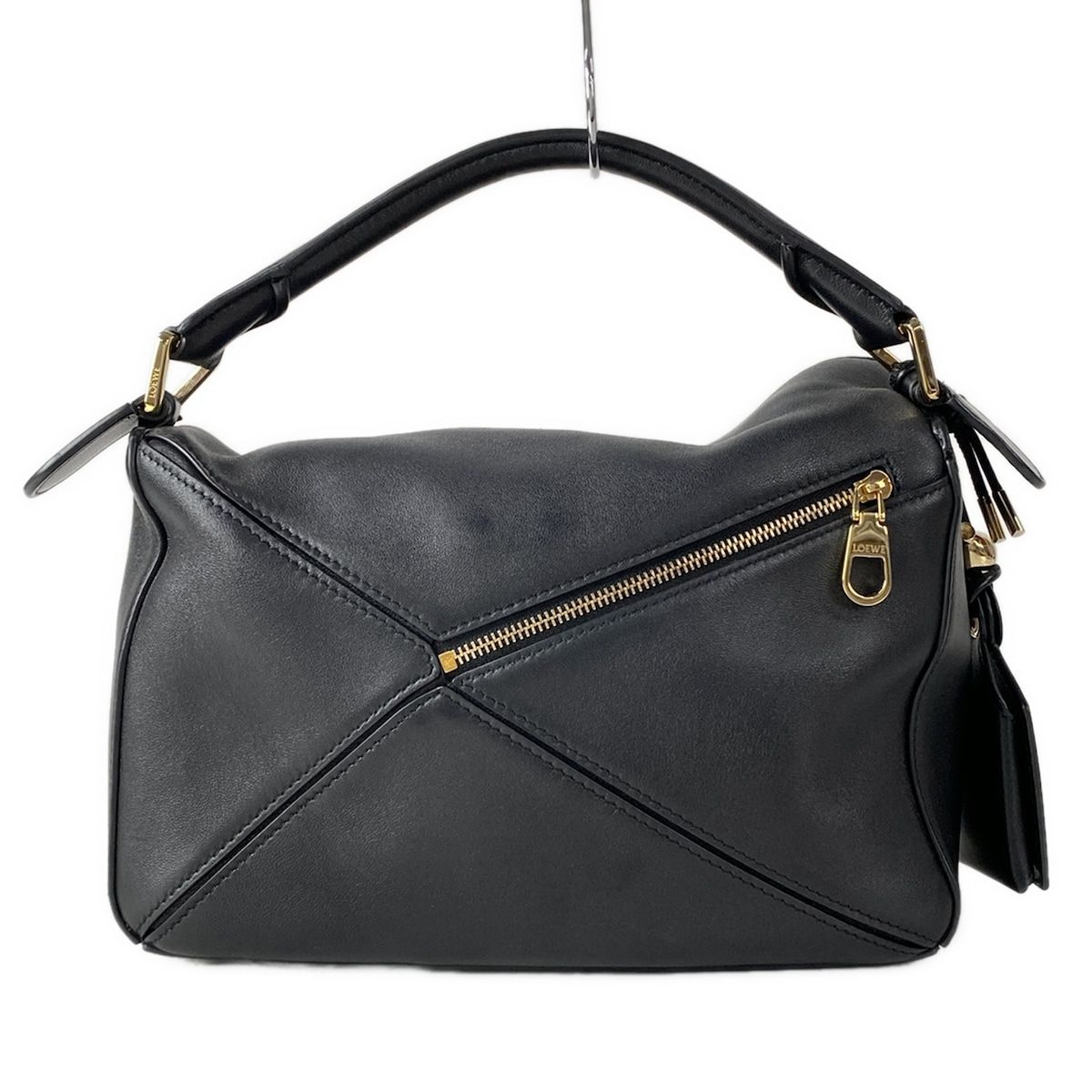 Loewe Handle Feather Light Puzzle Bag Small Black — view 3