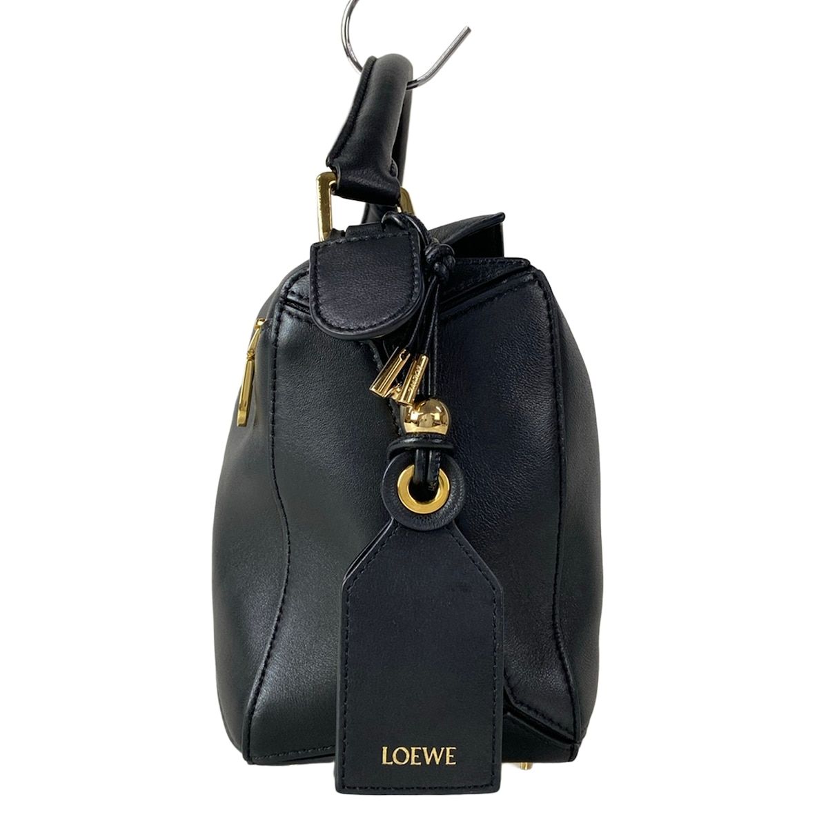 Loewe Handle Feather Light Puzzle Bag Small Black — view 2