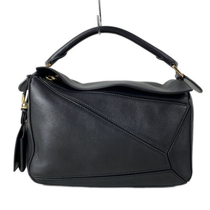 Loewe Handle Feather Light Puzzle Bag Small Black