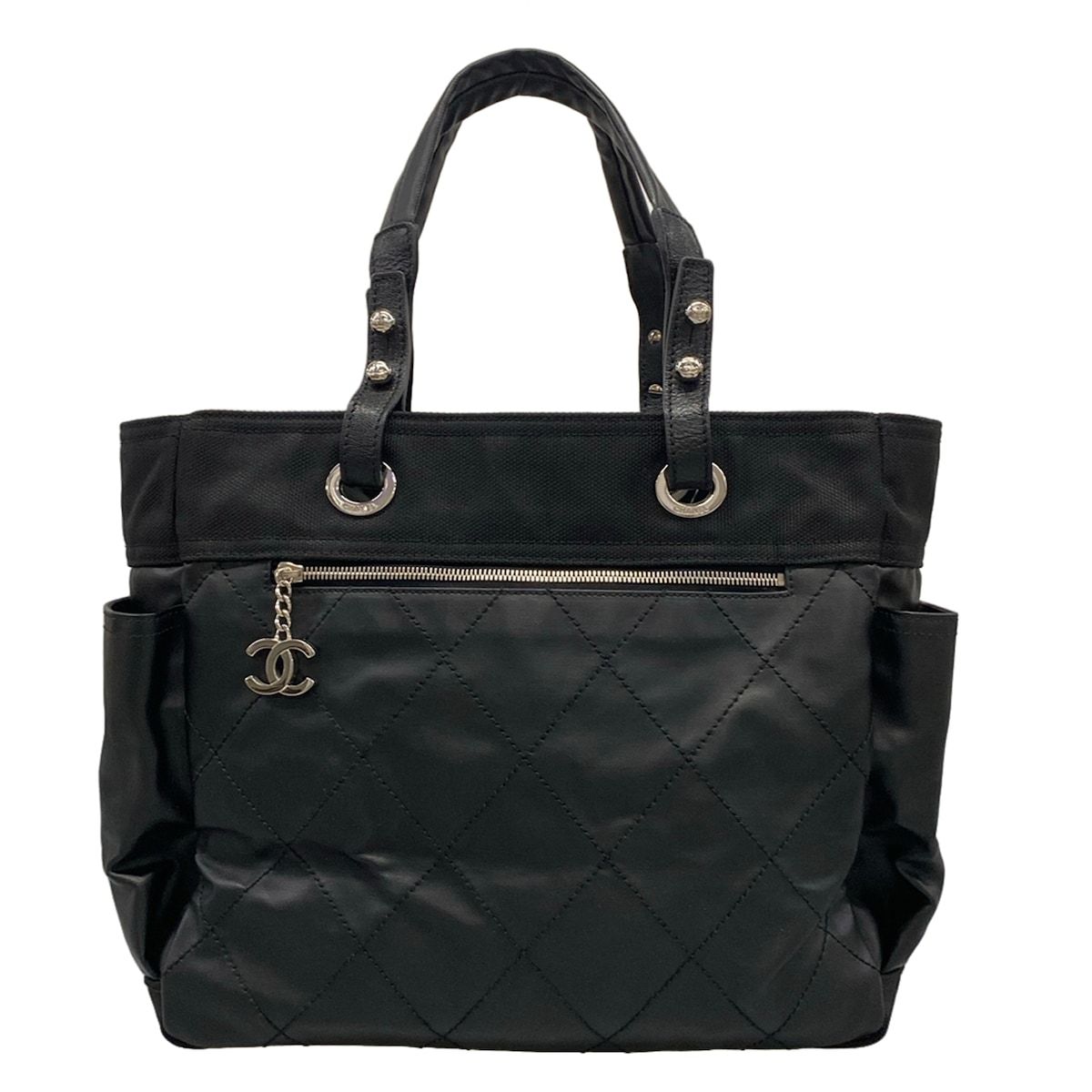 Chanel Tote Bag Paris Biarritz GM Black