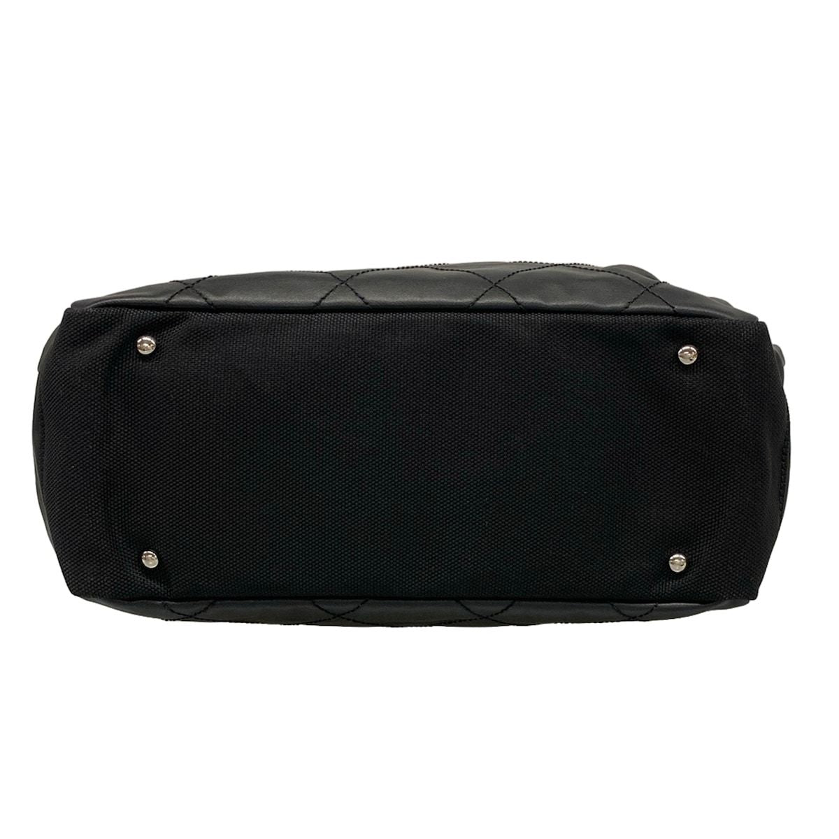 Chanel Tote Bag Paris Biarritz GM Black — view 5