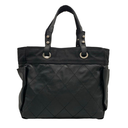 Chanel Tote Bag Paris Biarritz GM Black — view 3