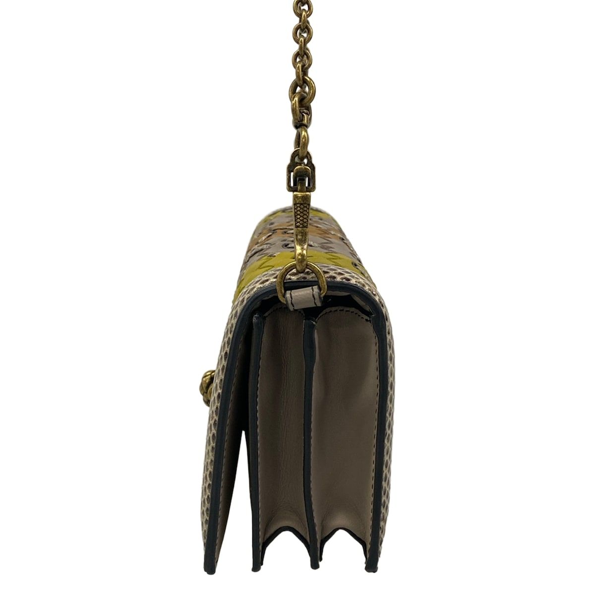 Bottega Veneta Shoulder Bag Ayers Gray Chain Leather — view 4