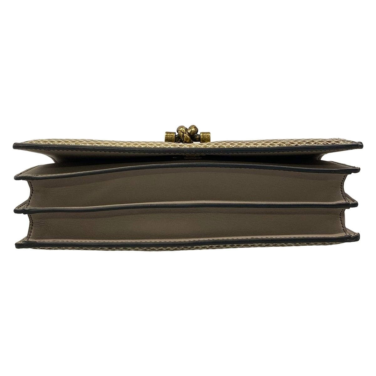 Bottega Veneta Shoulder Bag Ayers Gray Chain Leather — view 5