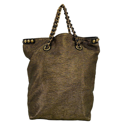 Louis Vuitton Tote Bag Collection Line Gold Black M Included — view 3