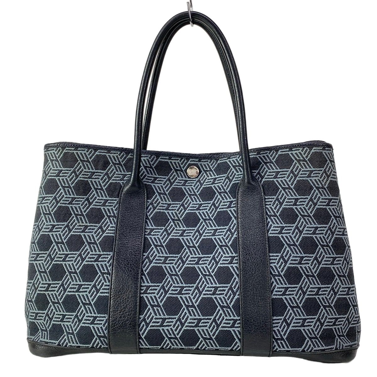 Hermes Tote Bag Garden Party PM Black