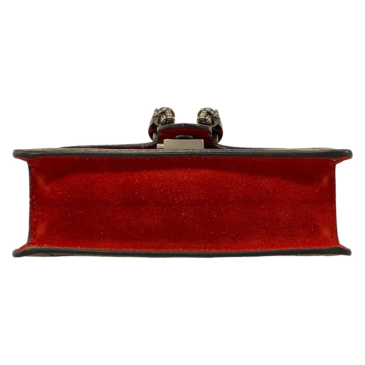 Gucci Shoulder Bag Dionysus Beige Dark Brown Red Chain — view 5