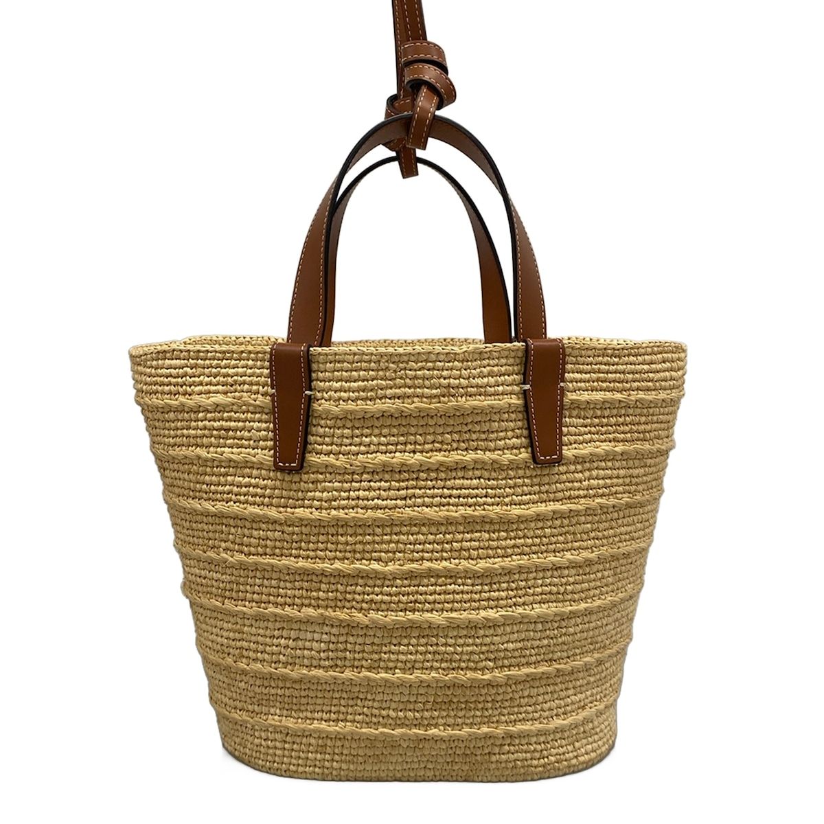 Celine Shoulder Bag Teen Supplement Classic Pannier Tan 2-Way Basket — view 3