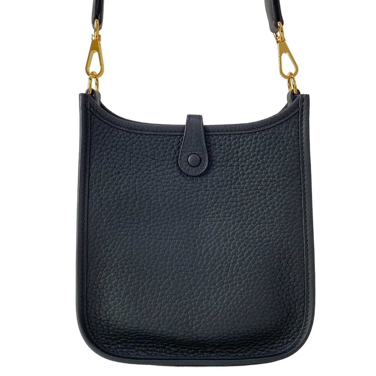 Hermes Shoulder Bag Evelyne TPM Amazon Black Gold — view 3