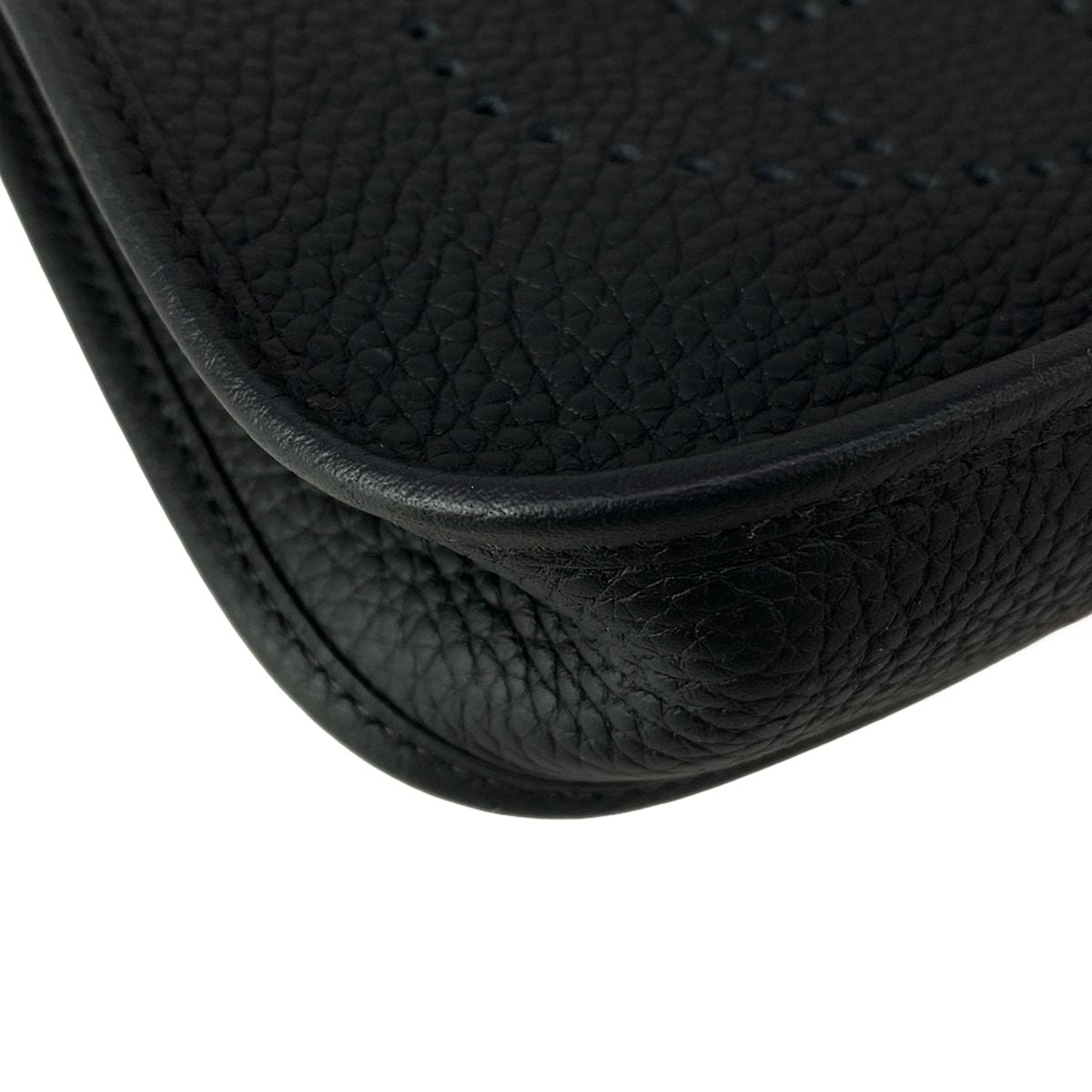 Hermes Shoulder Bag Evelyne TPM Amazon Black Gold — view 7