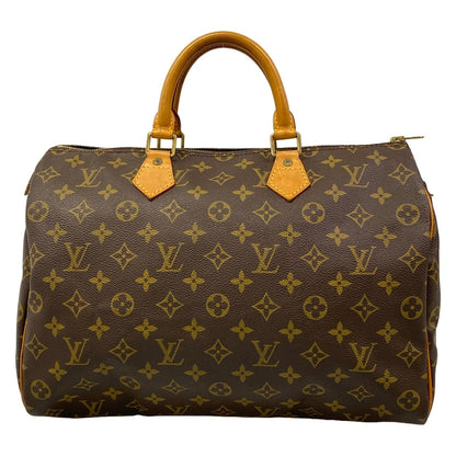 Louis Vuitton Handle Monogram Speedy 35 Handbag