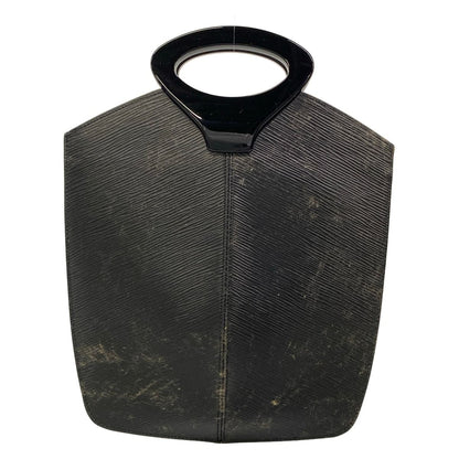 Louis Vuitton Handle Epi Demilune Noir Leather Handbag — view 3