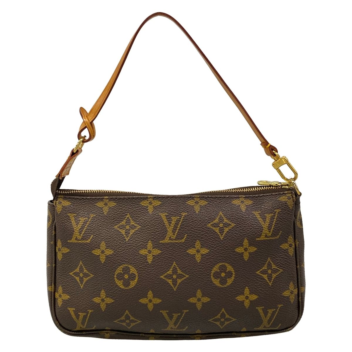 Louis Vuitton Handle Monogram Pochette Soir Handbag — view 3