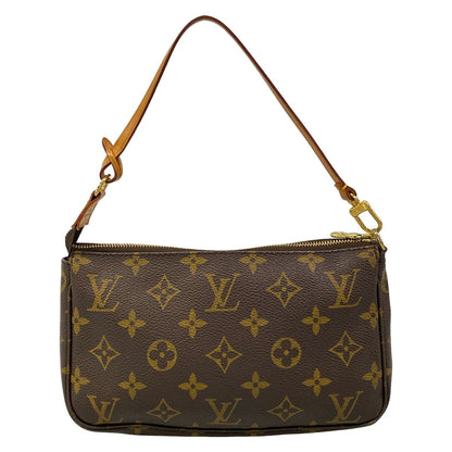 Louis Vuitton Handle Monogram Pochette Soir Handbag — view 3