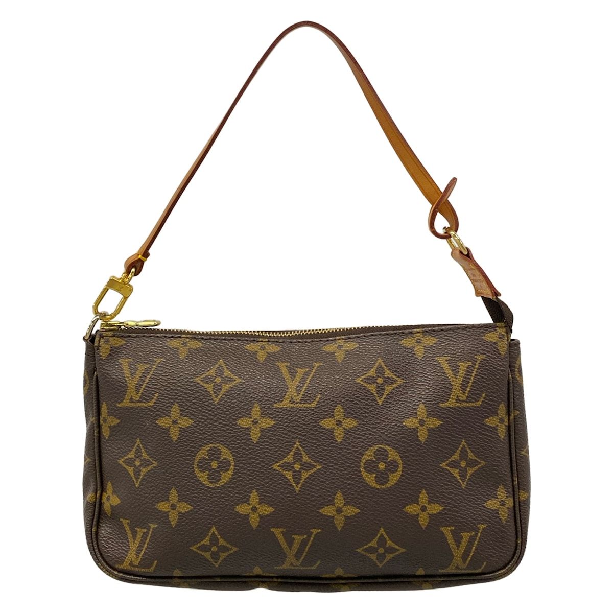 Louis Vuitton Handle Monogram Pochette Soir Handbag