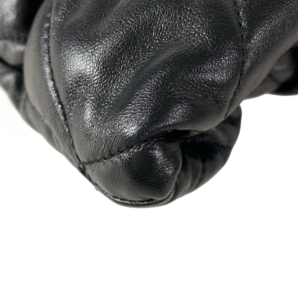 Chanel Shoulder Bag Quilted AS Black Metal Gold Lambskin — view 7