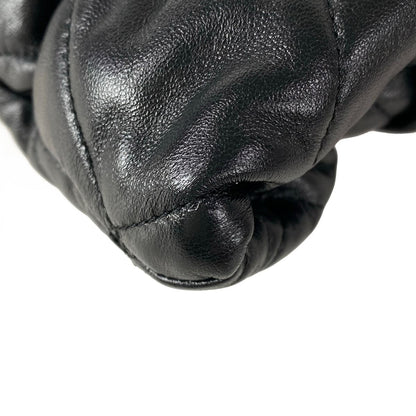 Chanel Shoulder Bag Quilted AS Black Metal Gold Lambskin — view 7