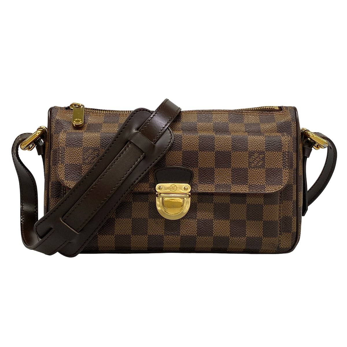 Louis Vuitton Shoulder Bag Damier Ravello GM Ebene