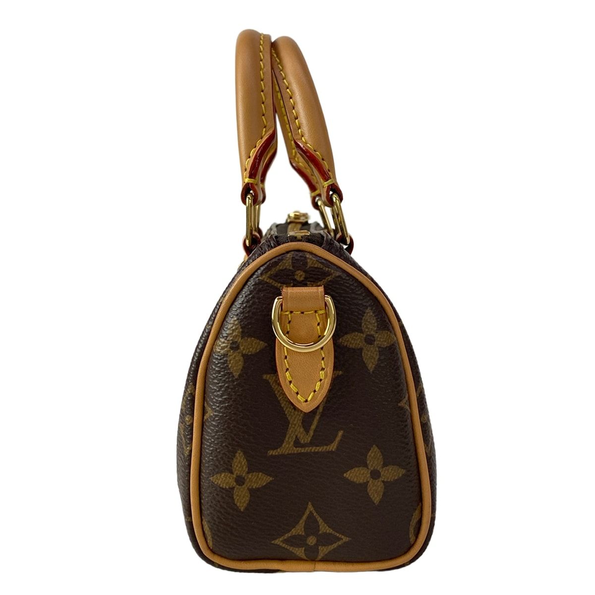 Louis Vuitton Handle Monogram Nano Speedy Handbag — view 4