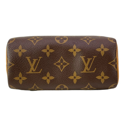 Louis Vuitton Handle Monogram Nano Speedy Handbag — view 5