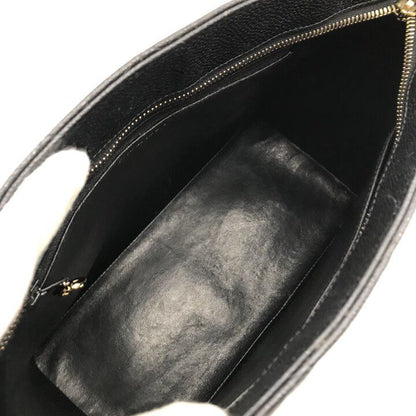 Chanel CC Logo Caviar Leather Medallion Tote Bag Black — view 7