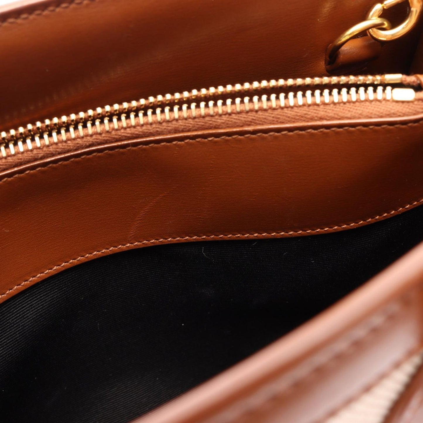 Saint Laurent Paris Handle Classic Baby Sac de Jour 2-Way Ivory Brown Canvas — view 6